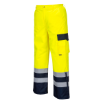 Contrast postavljene pantalone - S686