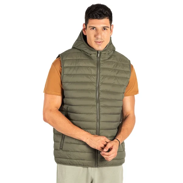 LIBERTY HOOD VEST MEN Maslinasta