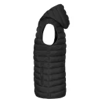 LIBERTY HOOD VEST WOMEN Crna