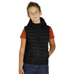 LIBERTY HOOD VEST KID Crna
