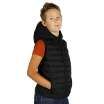 LIBERTY HOOD VEST KID Crna