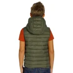 LIBERTY HOOD VEST KID Maslinasta