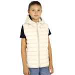 LIBERTY HOOD VEST KID Krem-bela