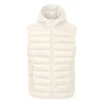 LIBERTY HOOD VEST KID Krem-bela