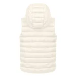 LIBERTY HOOD VEST KID Krem-bela